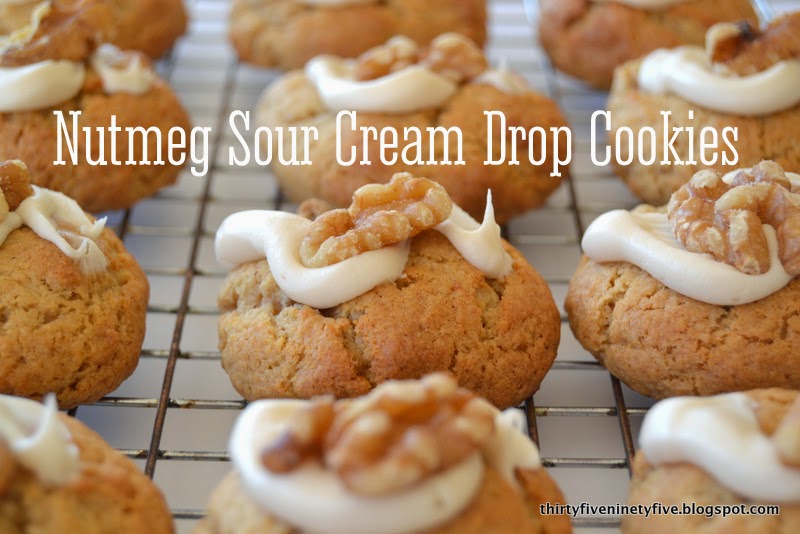 3595 Nutmeg Sour Cream Drop Cookies With Browned Butter Frosting