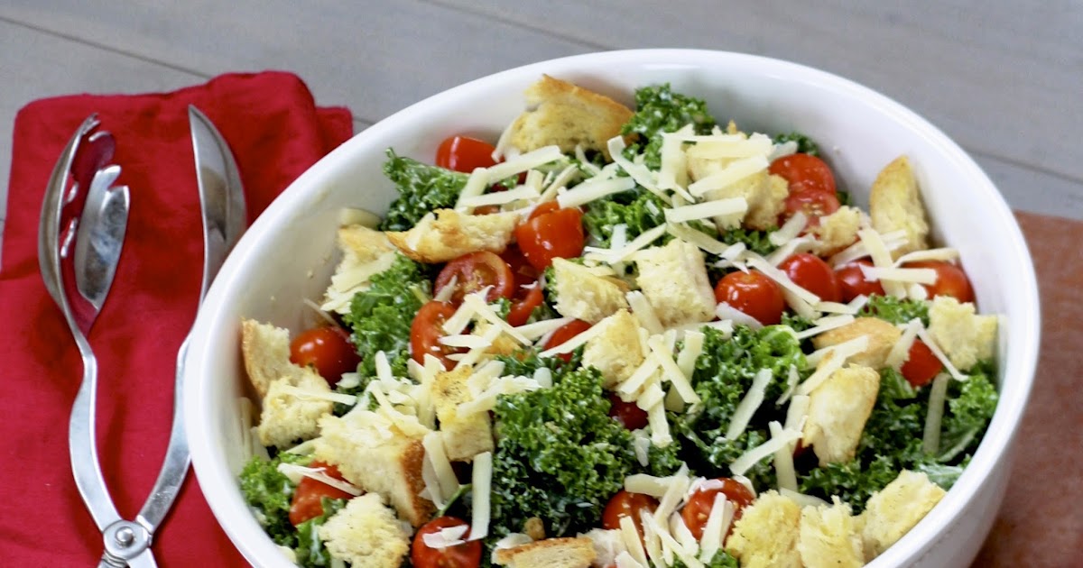 The Sweets Life Kale Salad with Creamy Lemon Dressing