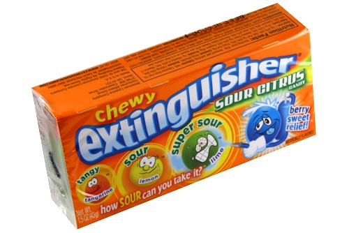 "Everything At Least Once": Chewy Extinguisher Sour Citrus ...