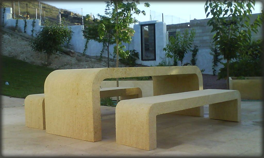 Decoracion Actual de moda: Muebles de Piedra para el Jardín