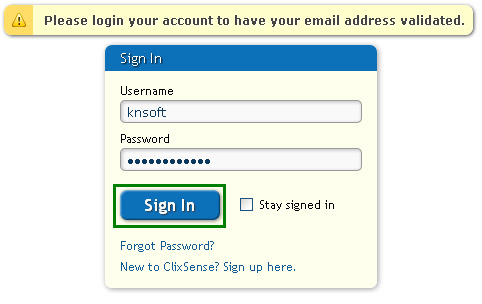 Clixsense Sign In