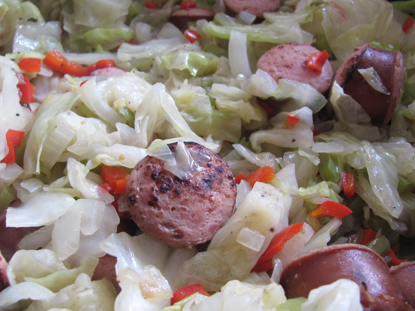 Rogue Dutch Oven Cookers Dutch oven Kielbasa and Cabbage