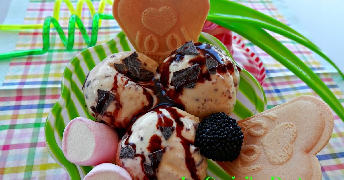 La Cocinika De Ana Helado de yogur griego de stracciatella