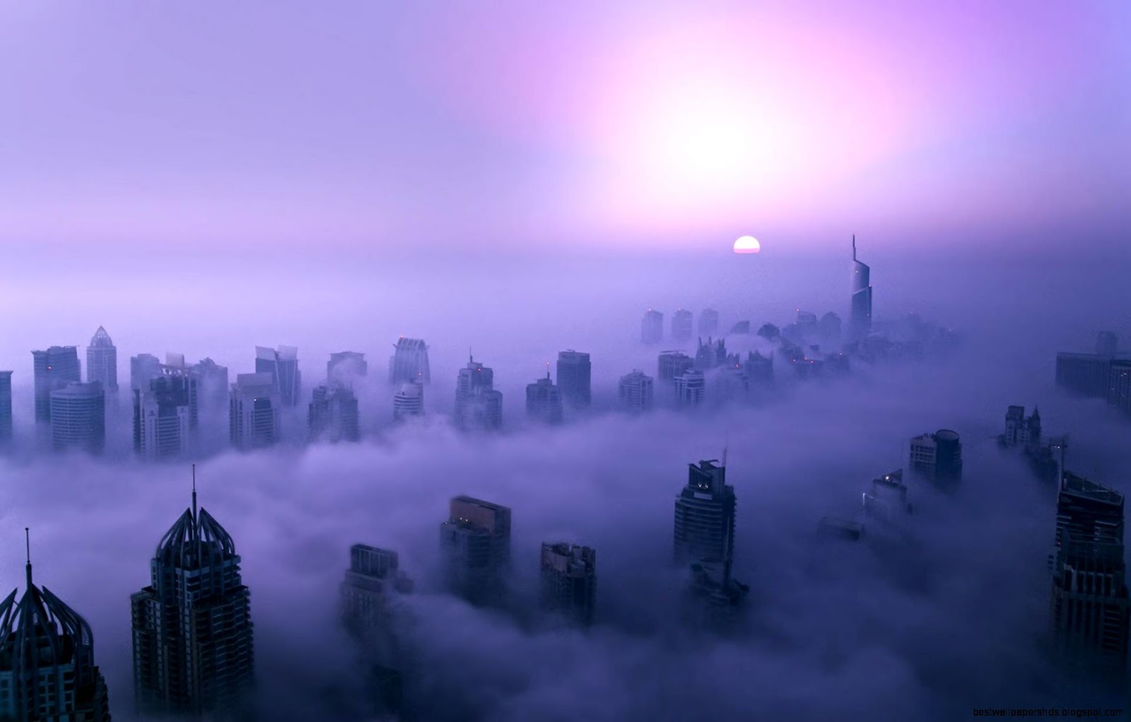 Purple Clouds Wallpaper Skyscrapers Purple Clouds Wallpaper Skyscrapers