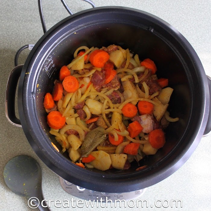 Create With Mom Flavourful Stew made in the Breville Risotto Plus