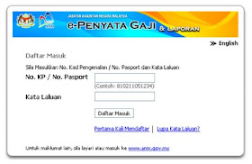 Oh Dunia Cara Print Slip Gaji Di Sistem E Penyata Gaji Dan Laporan Bagi Kakitangan Kerajaan Dan Guru