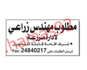 وظائف الكويت - وظائف جريدة الوطن الخميس 19/7/2012 %D8%A7%D9%84%D9%88%D8%B7%D9%86+2