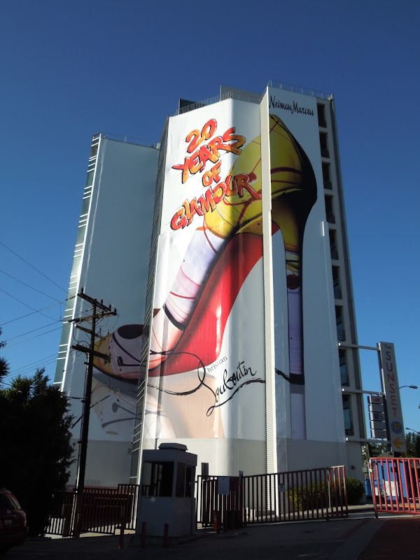 Christian Louboutin shoe billboard
