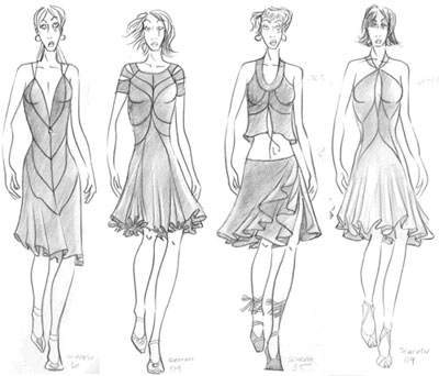 Colorir Vestidos de noiva, Pintar Vestidos de noiva