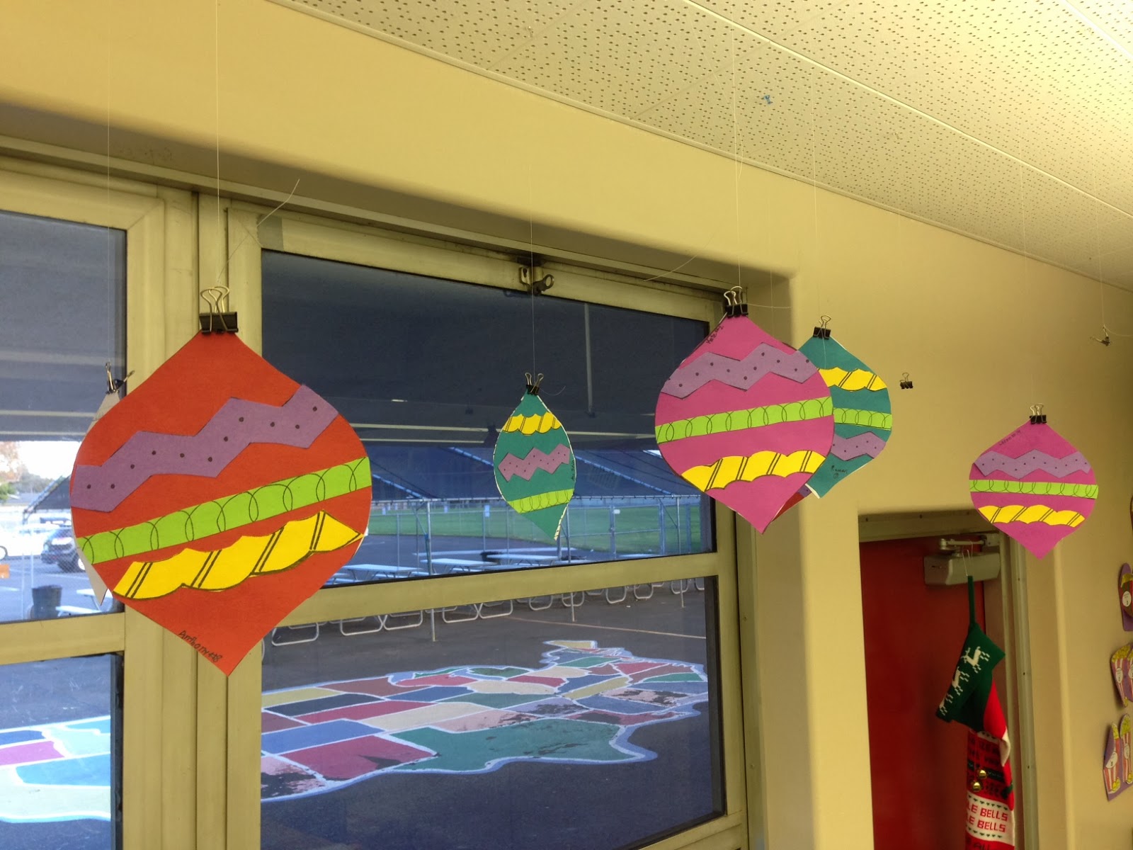 Ornament Craft and Writing Apples and ABC's