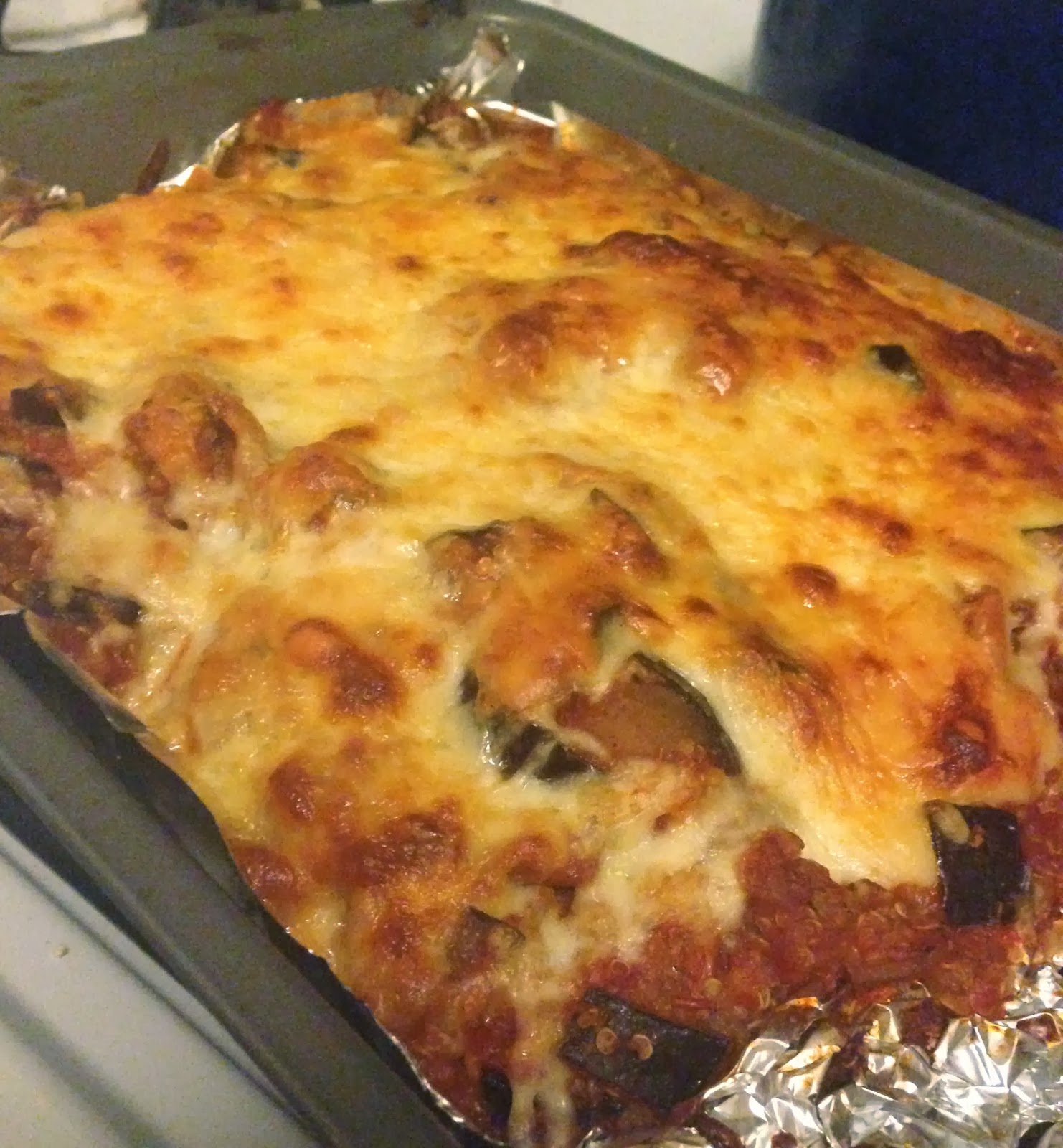 Eggplant and Quinoa Parm Lasagna LindsSays