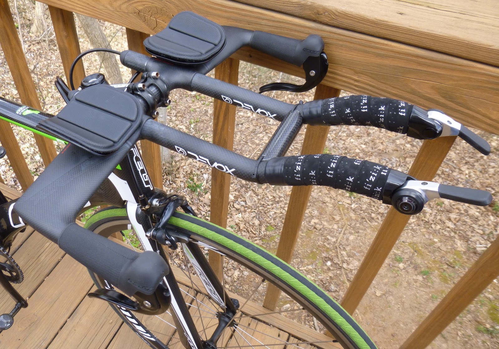 Tri Runner Rick New Felt Devox Aero Bars