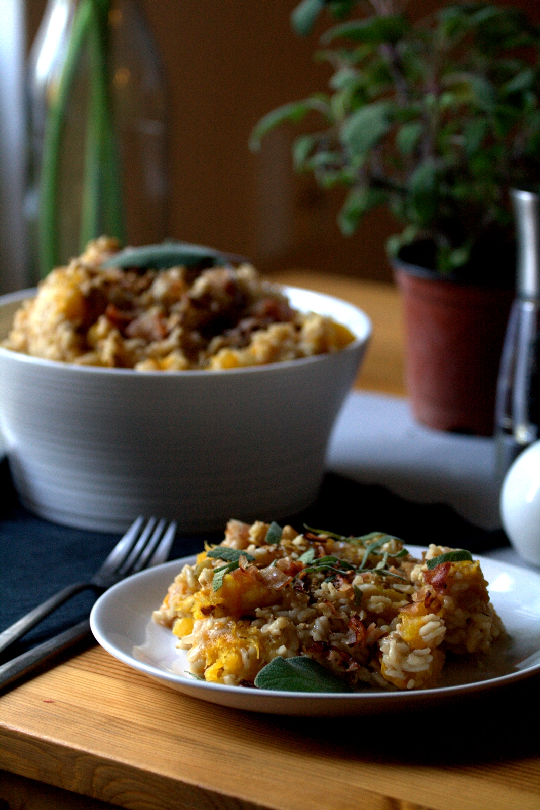 JosieLee Butternut Squash & Shiitake Mushroom Risotto