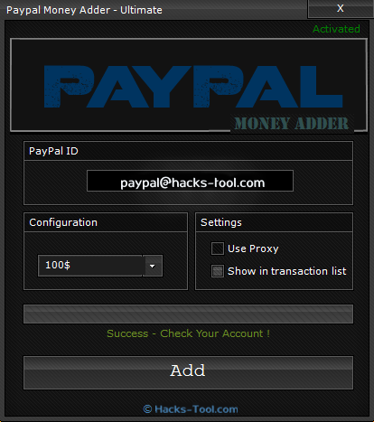 paypal money adder for android version 1.0 16c paypal money adder for android version 1.0 16c