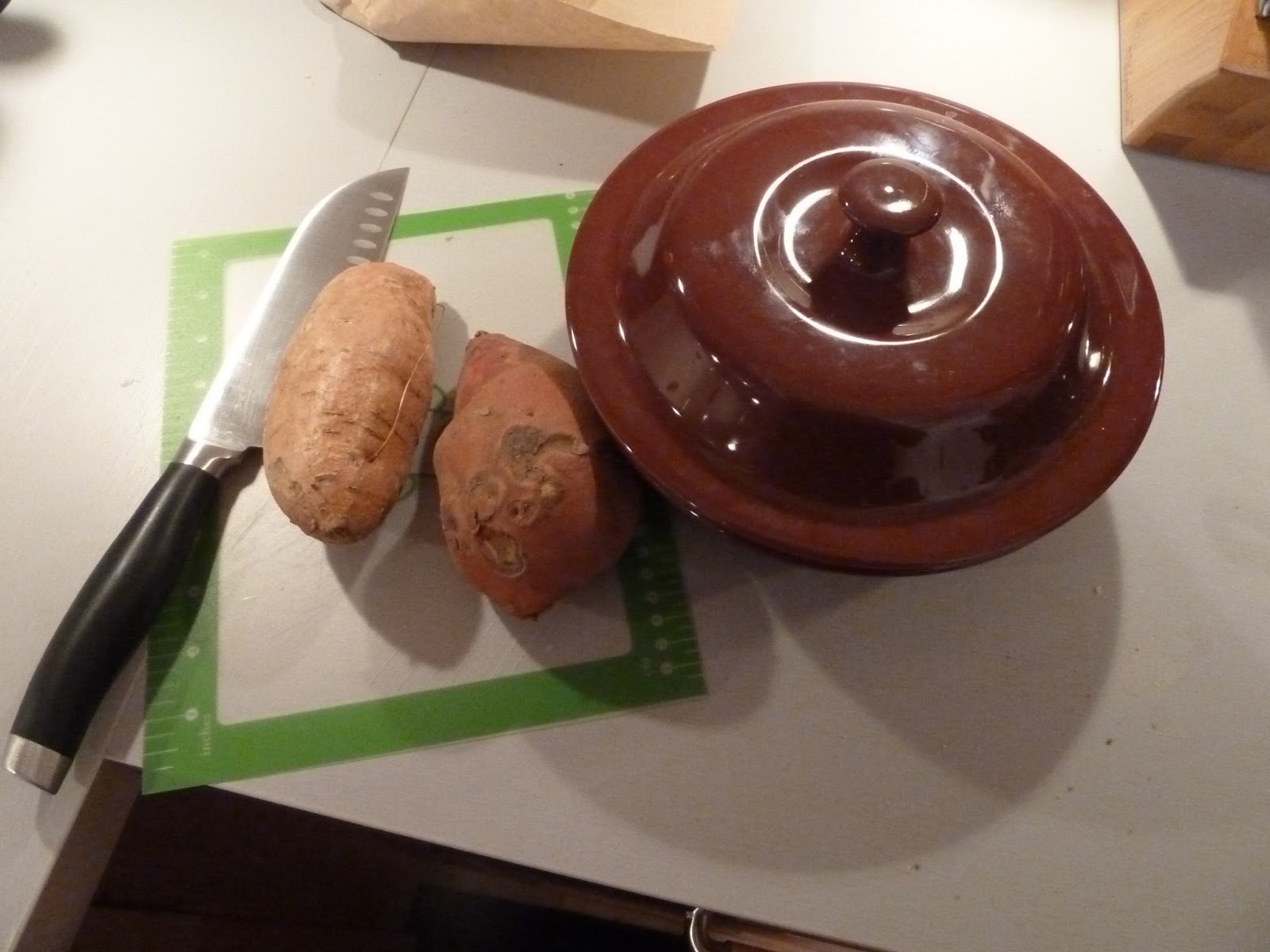 Sweet Potatoes in the Round Covered Baker Finding Focus