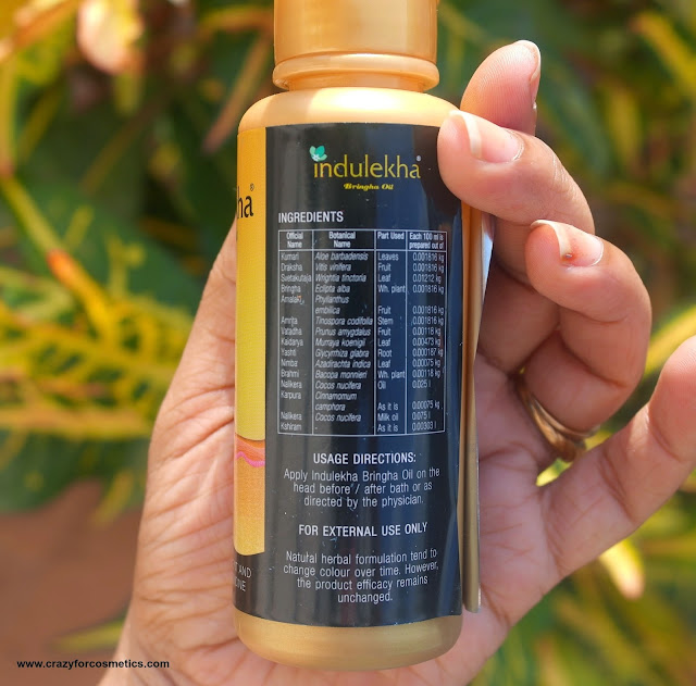 indulekha bringha oil with comb review
