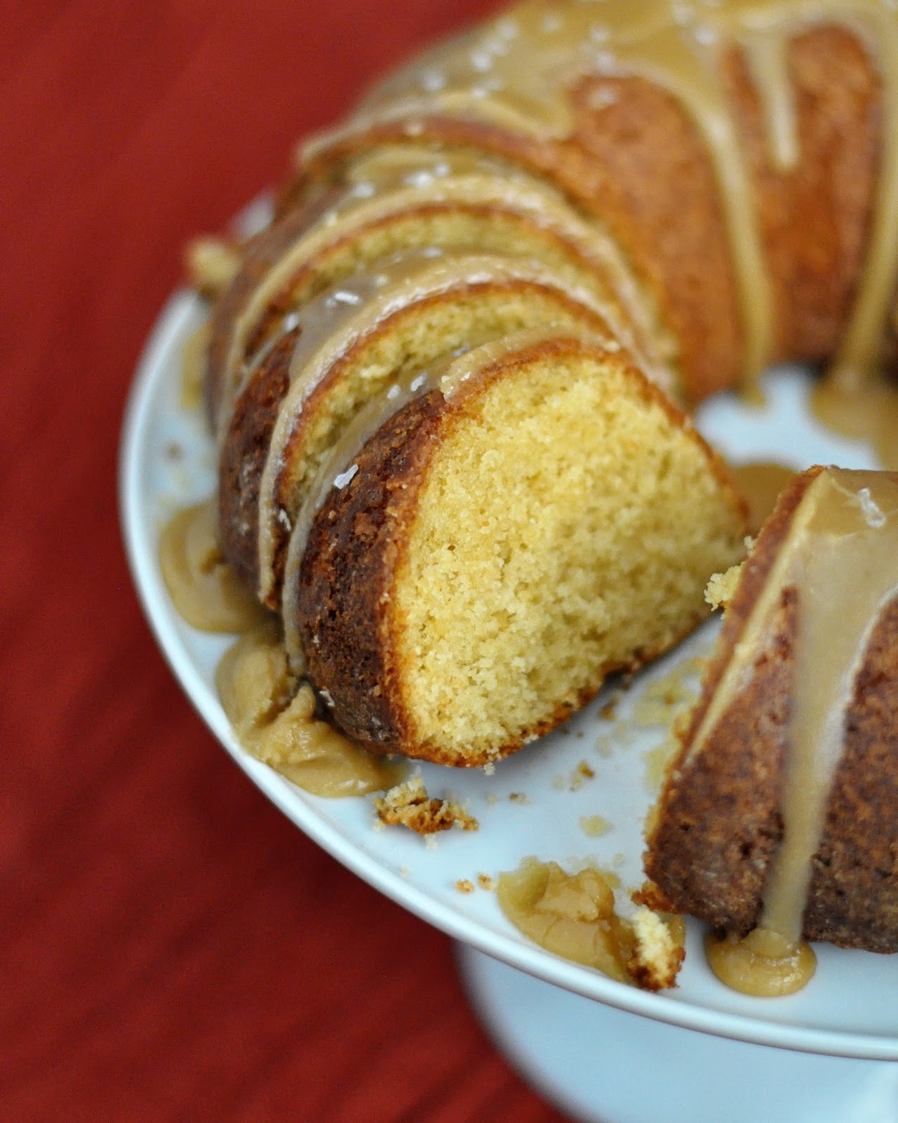 Cake 21 Brown Sugar Bundt with Salted Caramel Glaze Real life, on