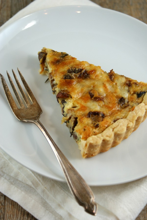 Authentic Suburban Gourmet Wild Mushroom Tart