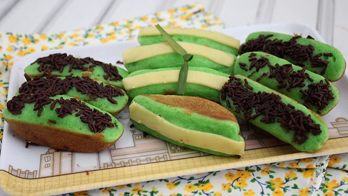 Resep Pukis NCC Keju Pandan Enak Resep Pukis NCC Keju Pandan Enak
