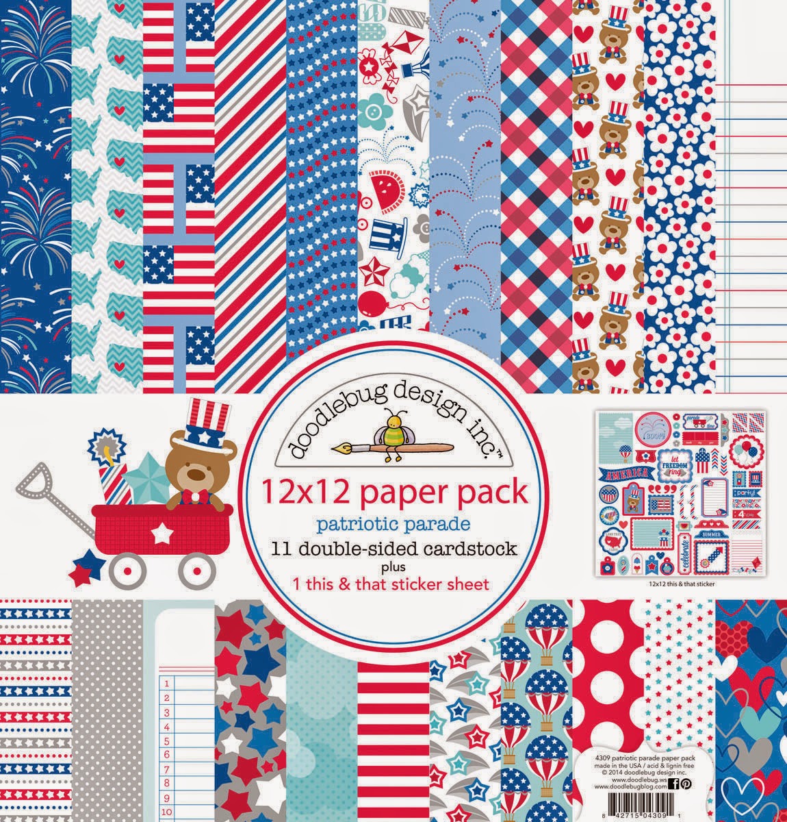 Doodlebug Design Inc Blog Patriotic Parade Collection Launch Party