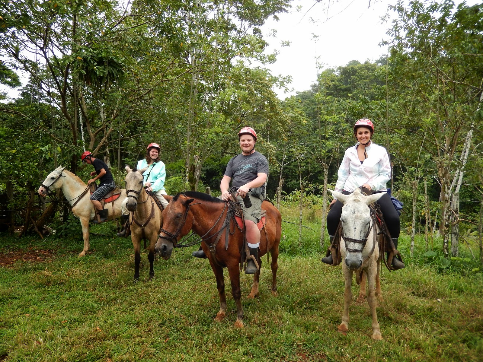 Carla's Got The Travel Bug Horse Back Riding In The Rainforest