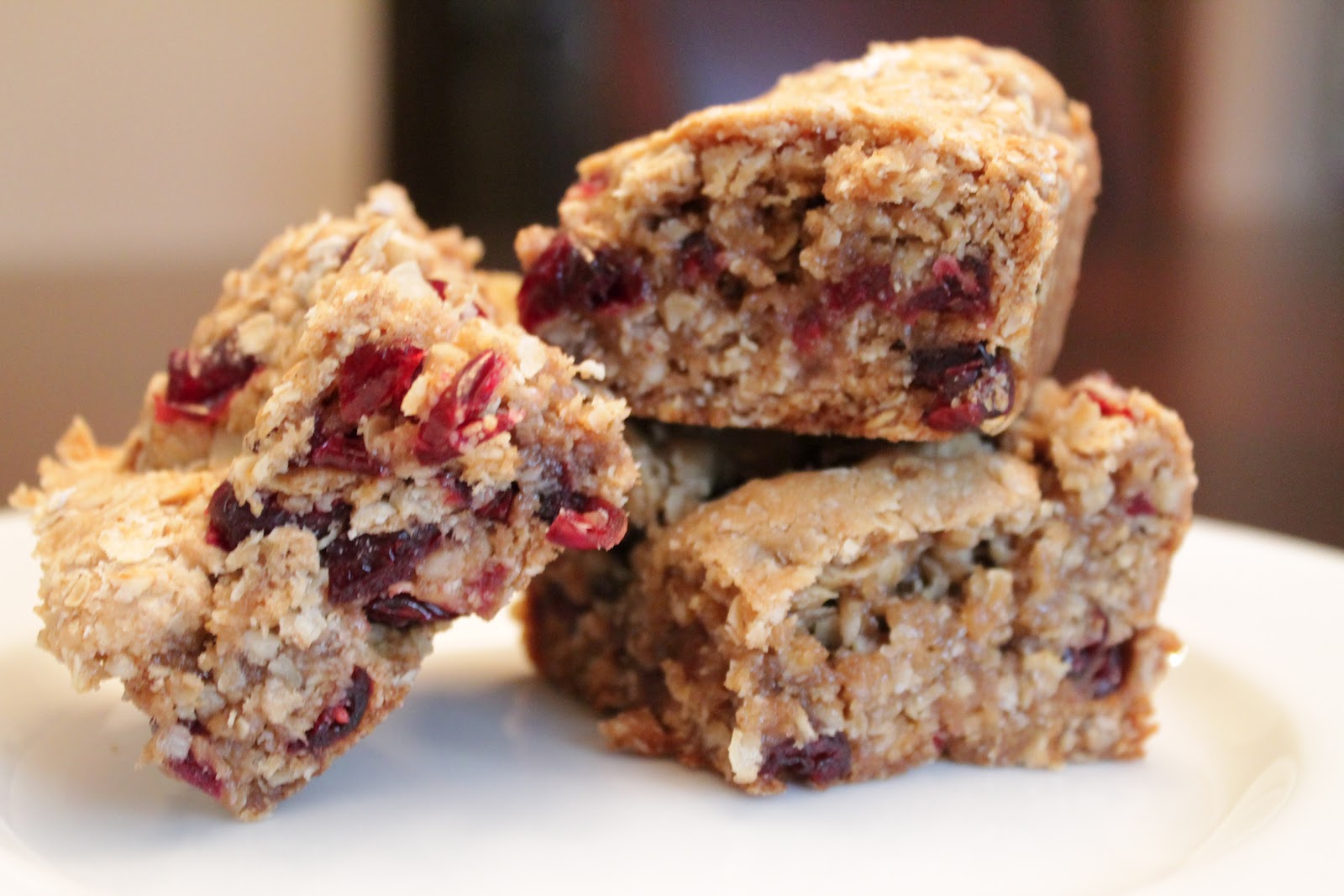 Colleen's Kitchen Therapy Dried Cranberry Cookie Bars