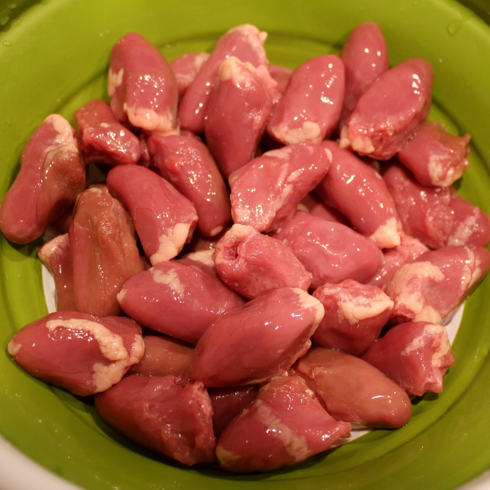 Куриные сердечки