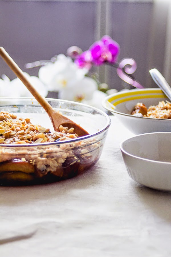 Brown Rice Pudding with Roasted Plums This is a Sweet Blog Brown