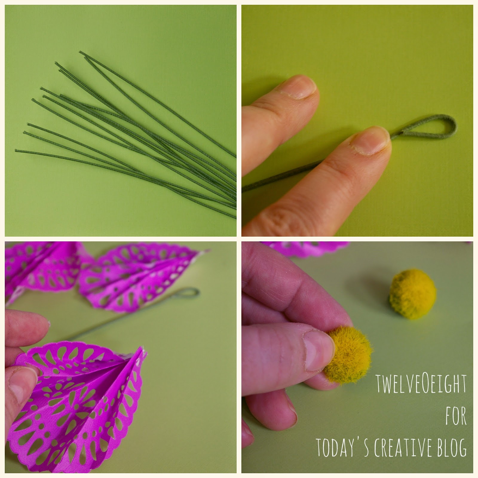 DIY Paper Doily Flowers Today's Creative Life