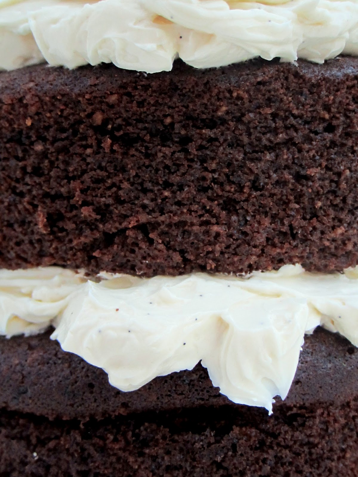 Sugar Rush Chocolate Almond Cake with Vanilla Bean Buttercream