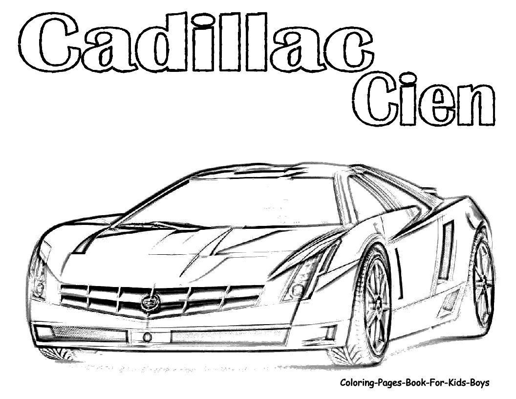 Sports Cars Coloring Pages
