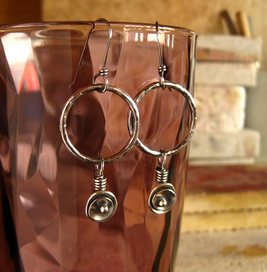 Malachite And Bronze Earrings Revisited