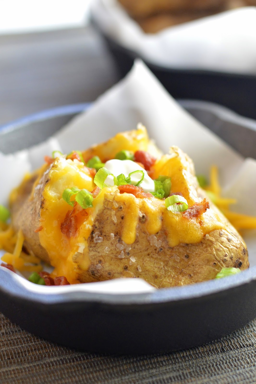 Loaded Baked Potatoes Virtually Homemade Loaded Baked Potatoes