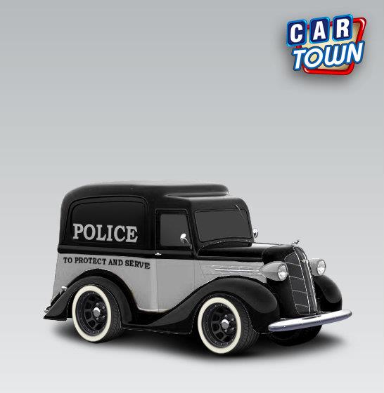 Dodge Panel Pickup 1936 Police custom cartown skin