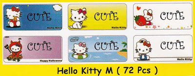Label Nama Hello Kity M