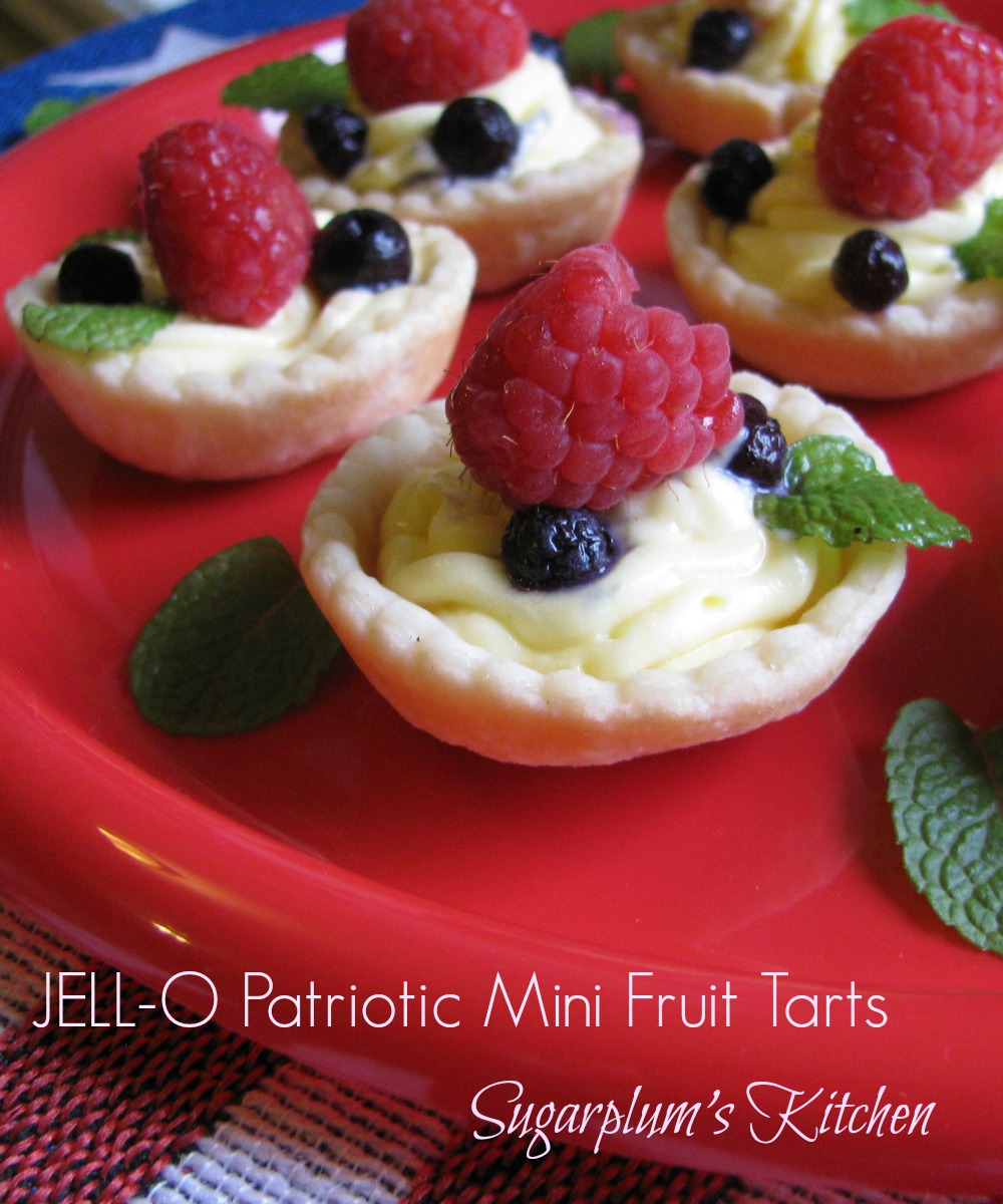 Sugarplum's Kitchen Patriotic Mini Fruit Tarts