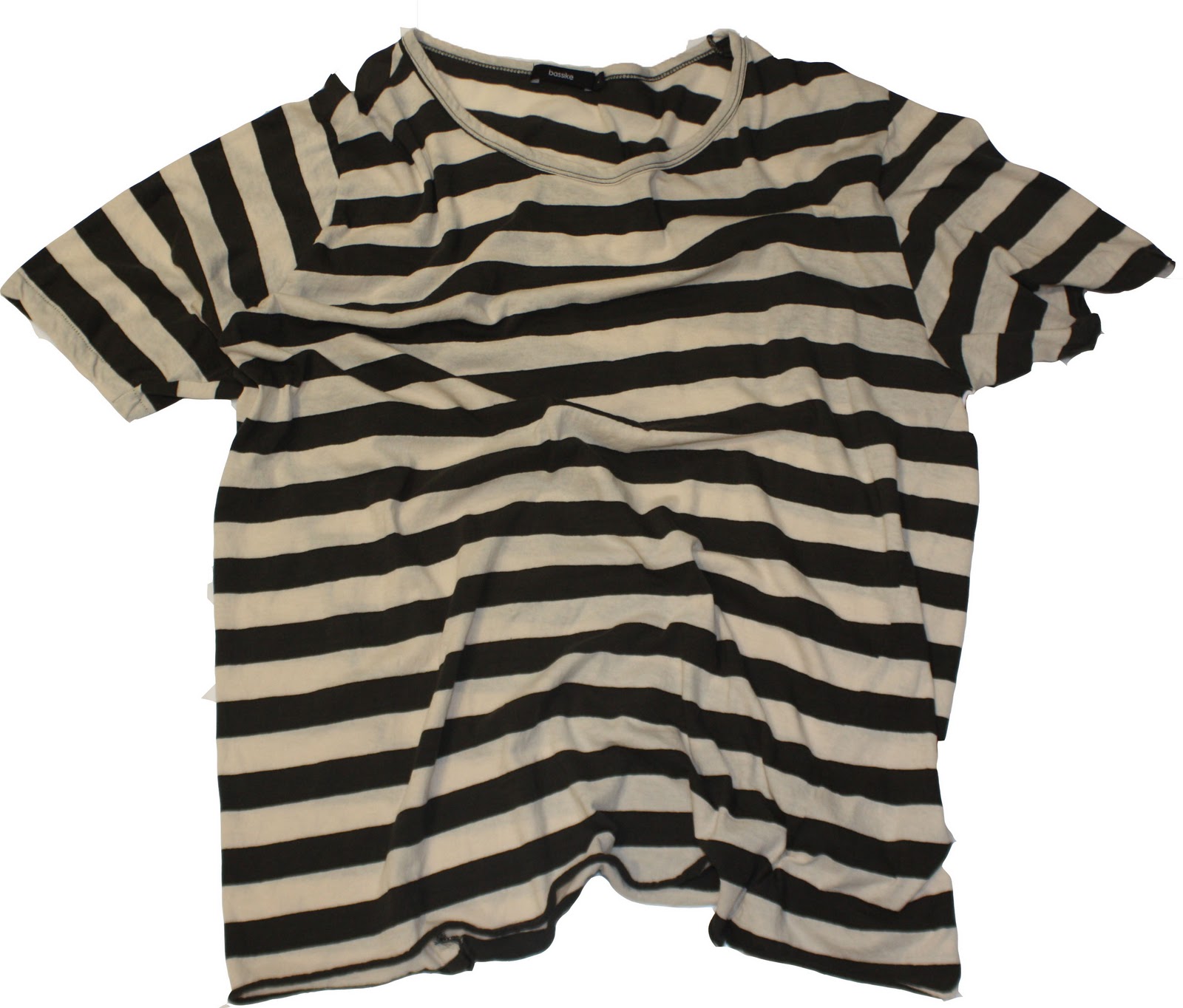 bassike stripe circle tank