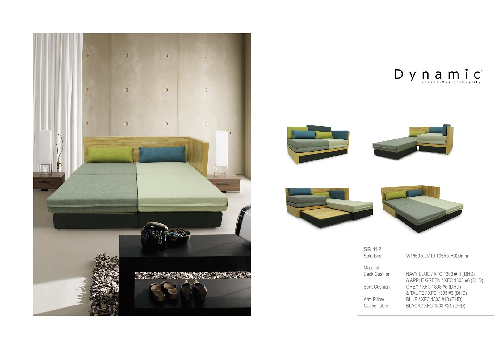 sofa bed model dynamic