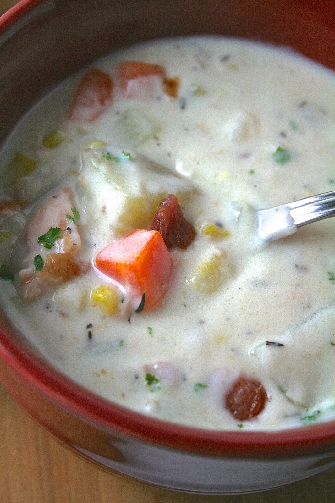 Oregon Transplant Smoked Salmon Chowder
