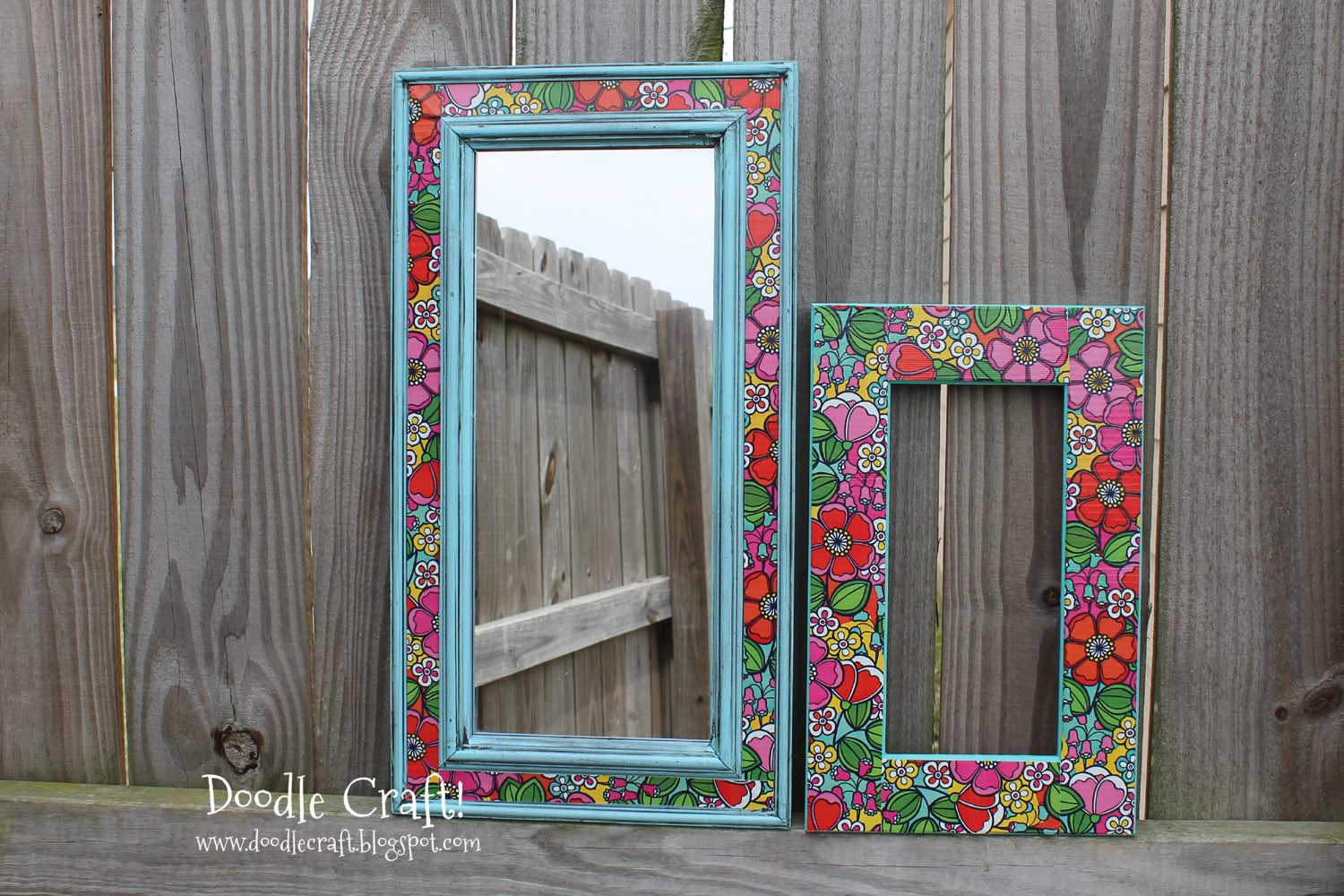 Doodlecraft Duct Tape Picture Frame!