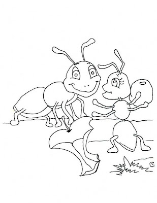 Cartoon Ant Coloring Pages – Colorings.net