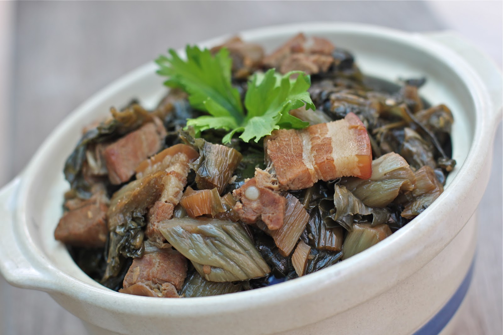 Extra Virgin Chef Taste Tradition Braised Pork Belly with Preserved