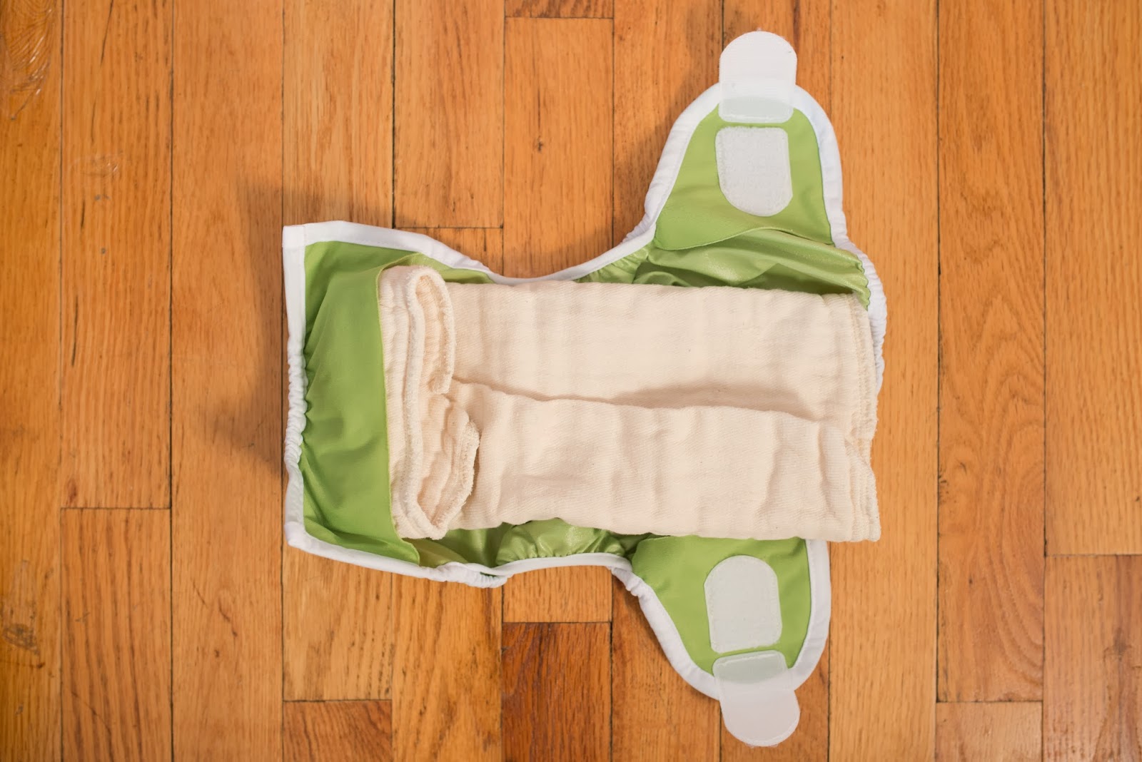 fold a cloth diaper Green Diaper Babies