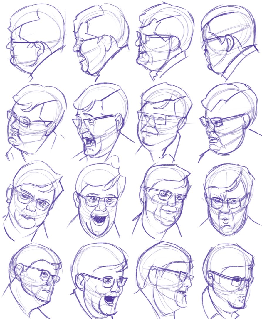 Gillianimation Head Studies