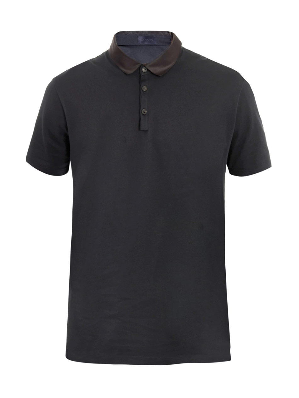 00O00 Menswear Blog: David Beckham in Lanvin grosgrain collar polo t-shirt, Paris Street Style May 2013