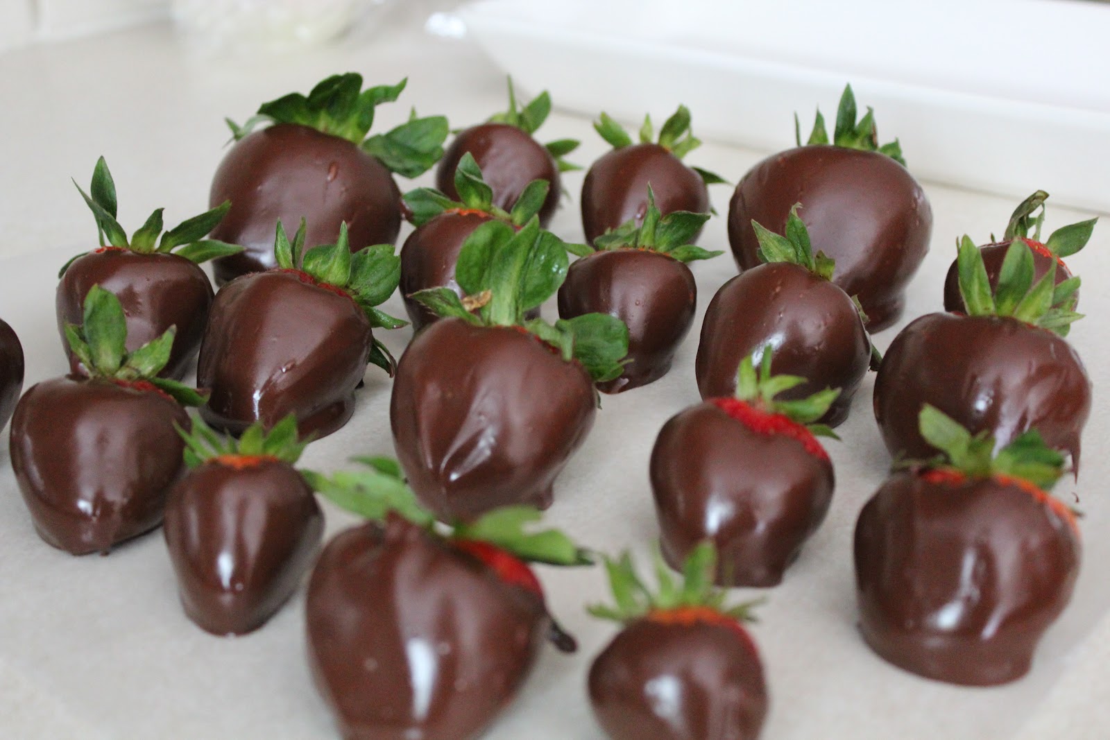 Sylvie Liv Dark Chocolate Covered Strawberries