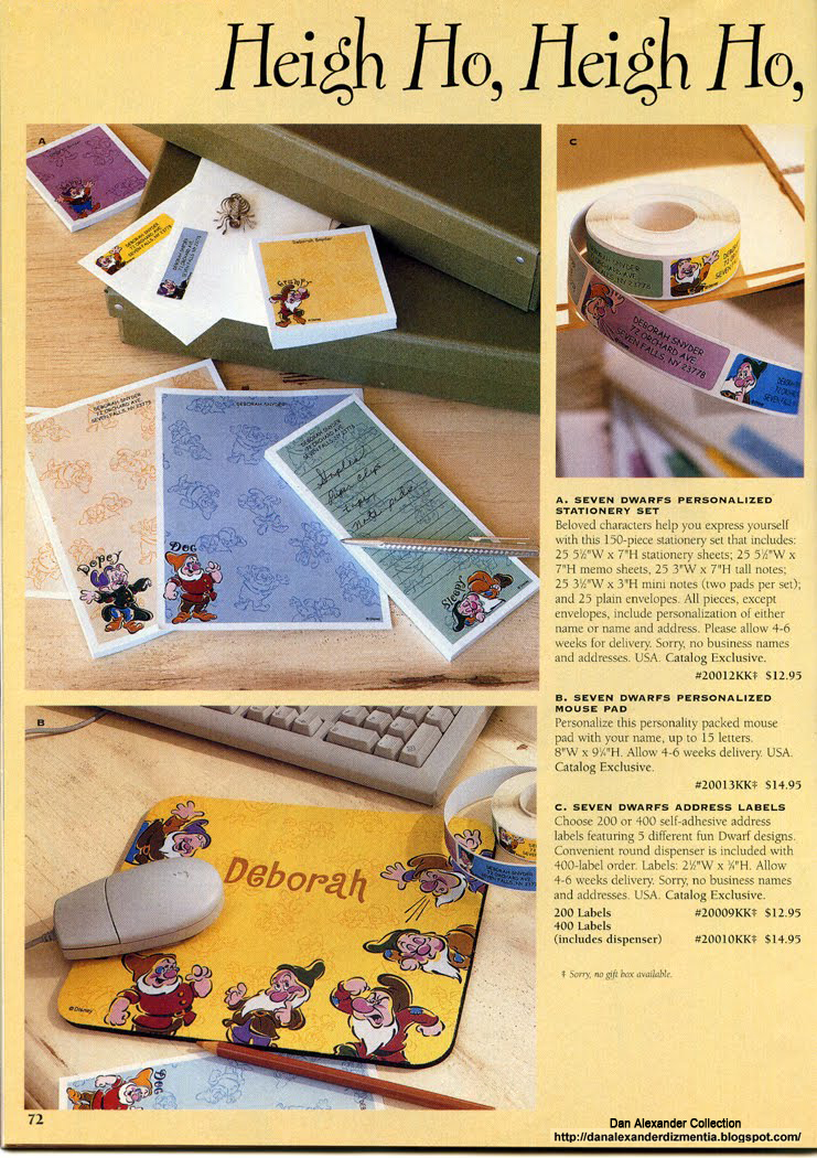 Filmic Light Snow White Archive Seven Dwarfs Desk Accessories Set