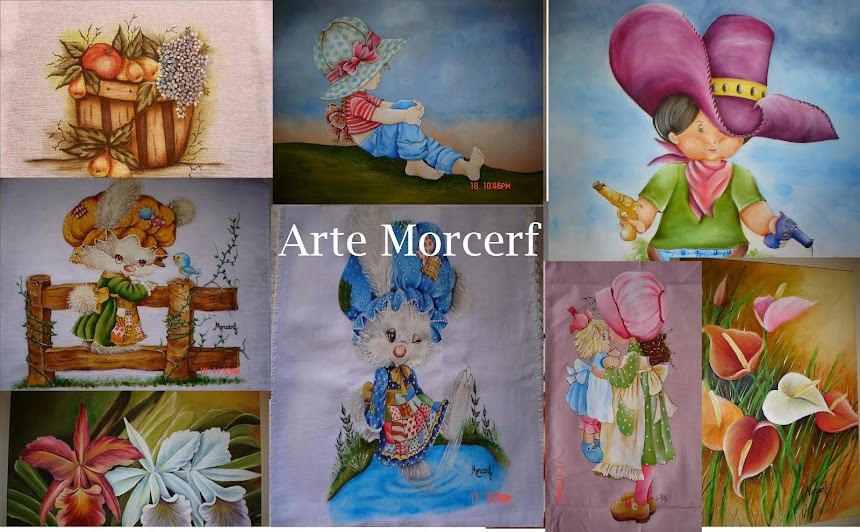 Desenho e Pintura em tecido.Drawing and painting on fabric  by Morcerf.