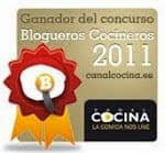 Mejor bloguero de cocina 2011