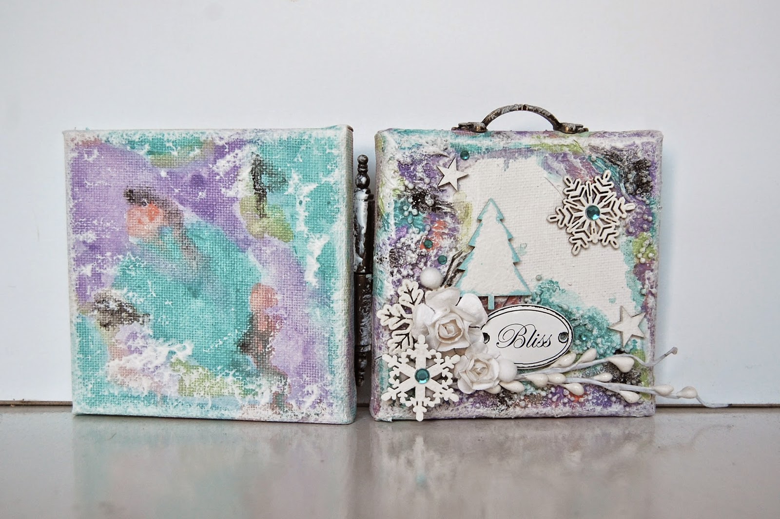 Ingrid's place two mini canvases *13Arts*
